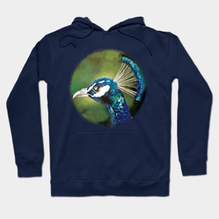 Blue peacock Hoodie